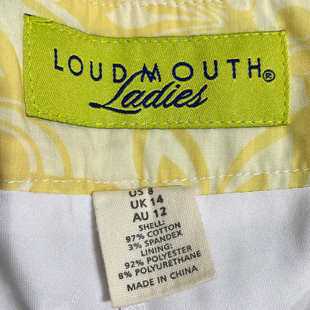 Loudmouth Golf Ladies Pineapple Print Skort - Picture 2 of 4